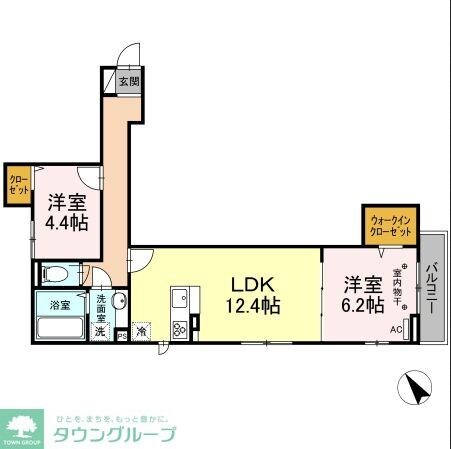 メゾンボヌールの物件間取画像